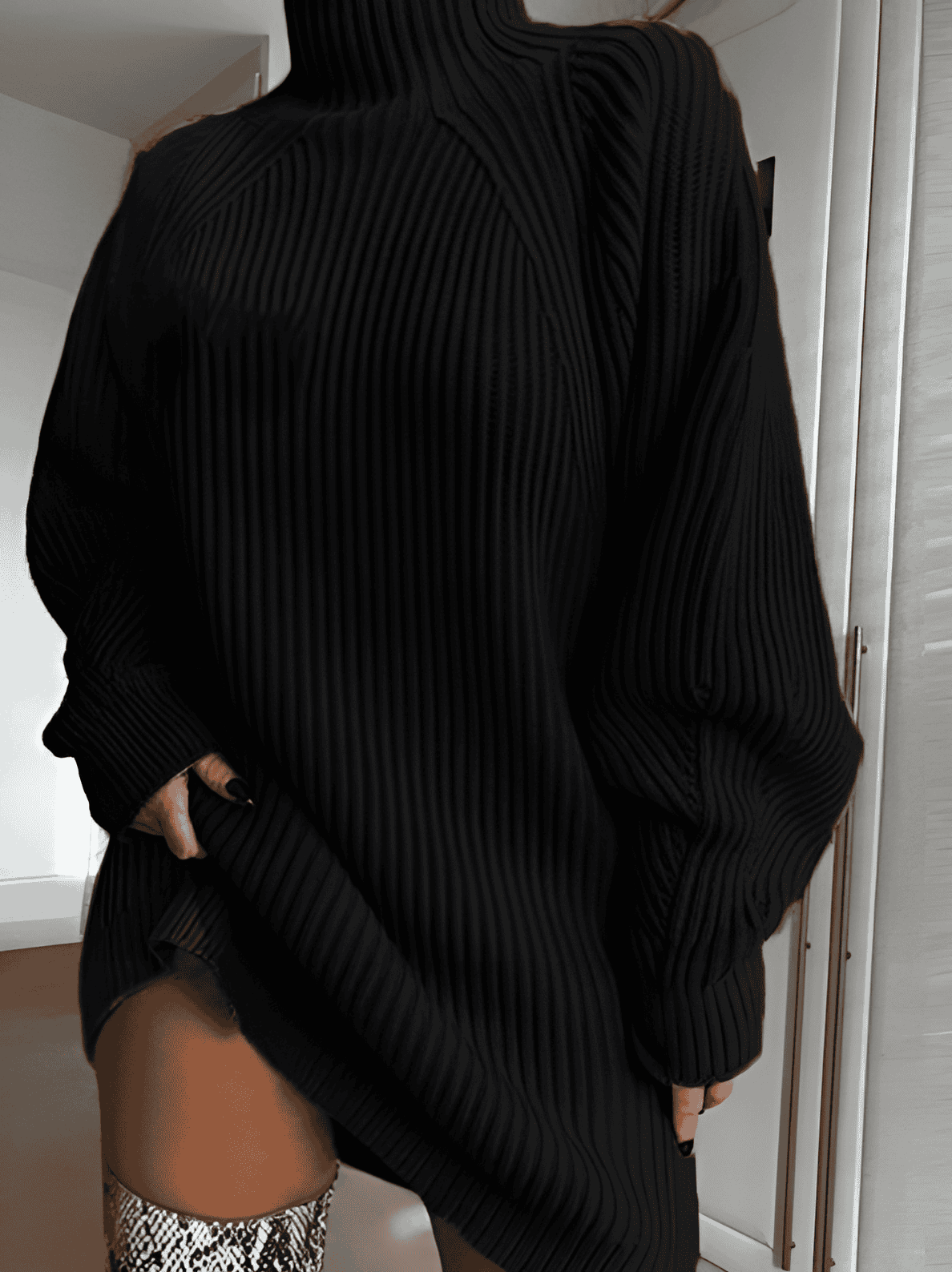 Anna | Oversized Trui met Col