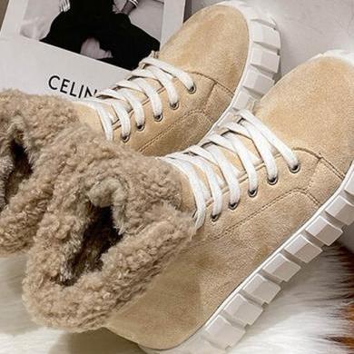 Amayah - Casual Winter Warme Sneeuwlaarzen voor Vrouwen