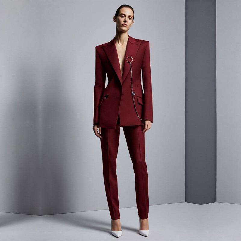 Samira | Elegant gekleed formeel blazer en broekpak