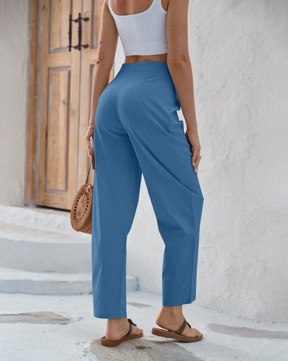 Kristine - Stijlvolle Hoge Taille Broek voor Vrouwen