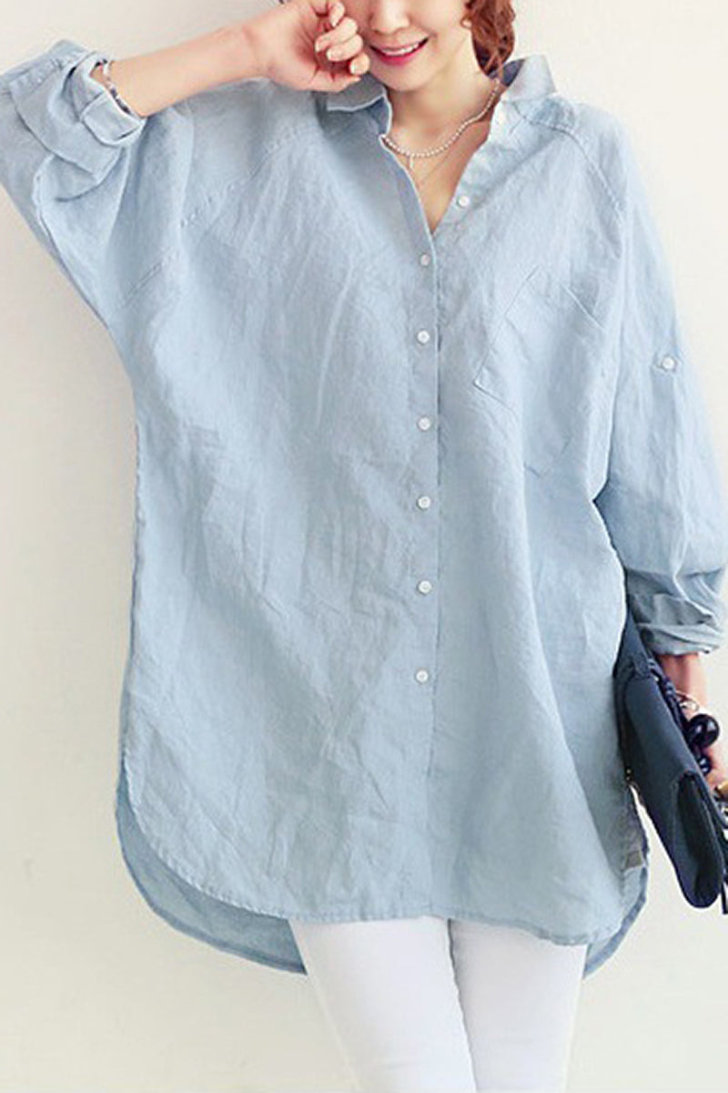 Chic Oversized Linnen Shirt