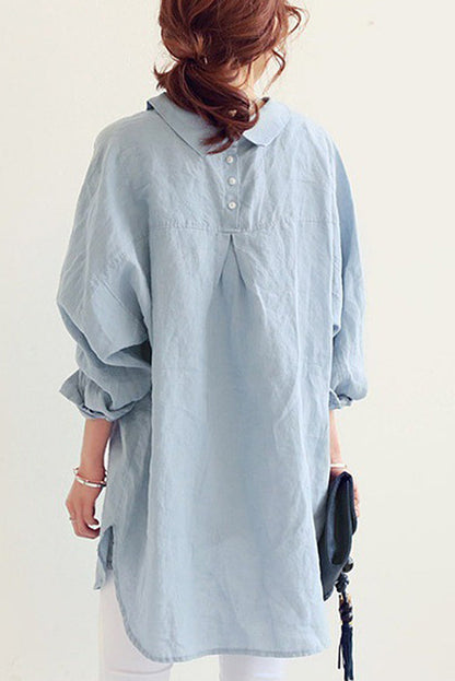Chic Oversized Linnen Shirt
