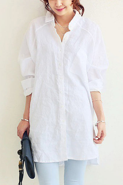 Chic Oversized Linnen Shirt