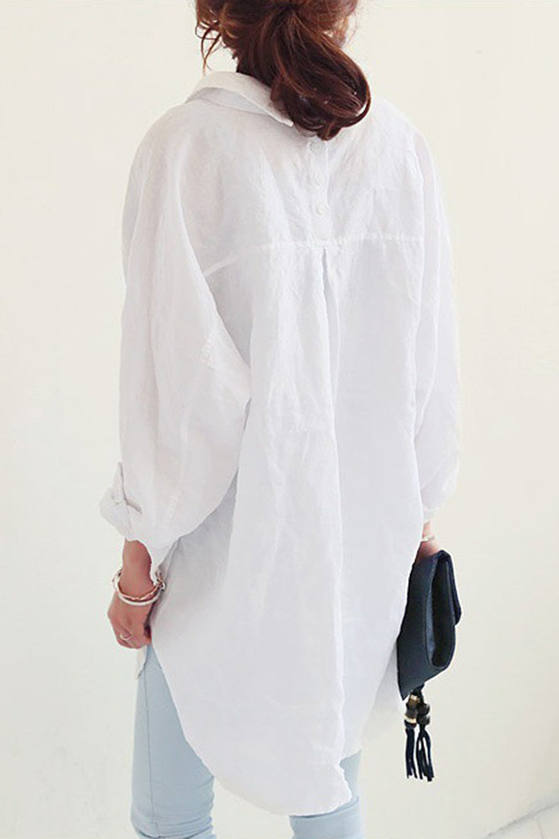 Chic Oversized Linnen Shirt