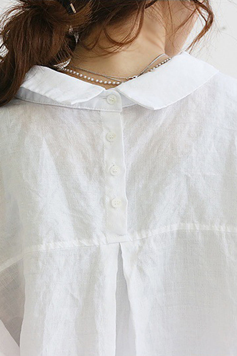 Chic Oversized Linnen Shirt