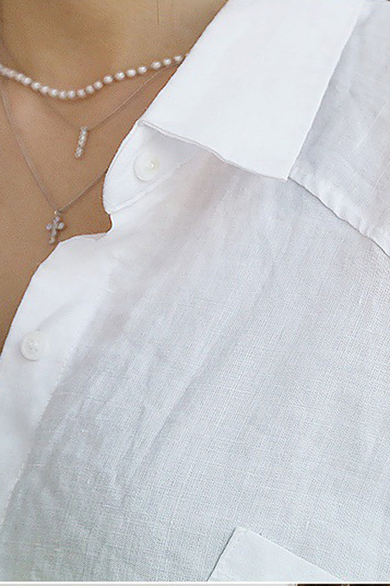 Chic Oversized Linnen Shirt