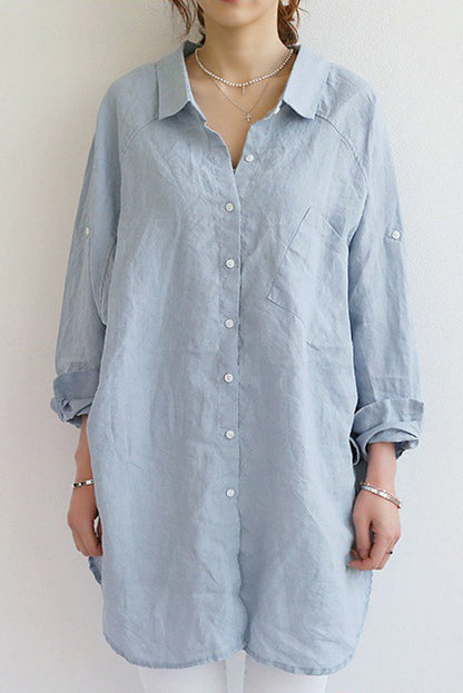 Chic Oversized Linnen Shirt