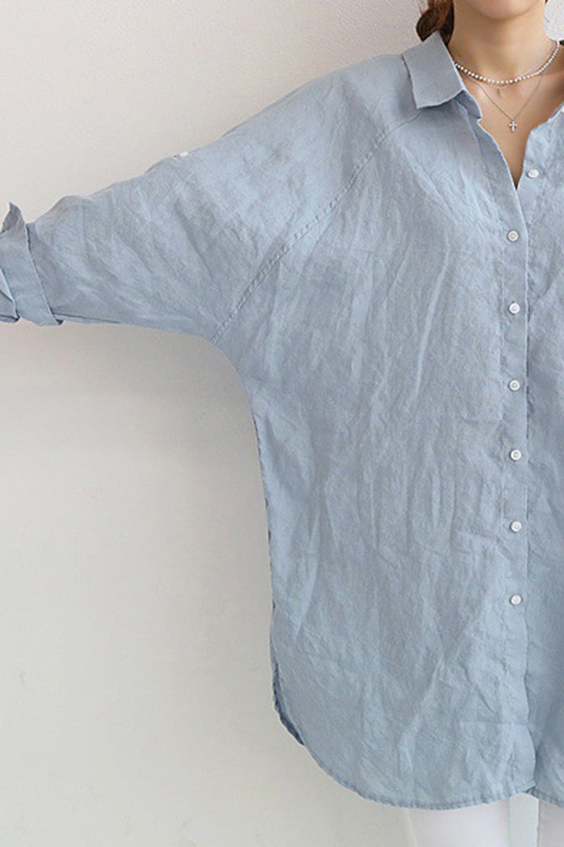Chic Oversized Linnen Shirt