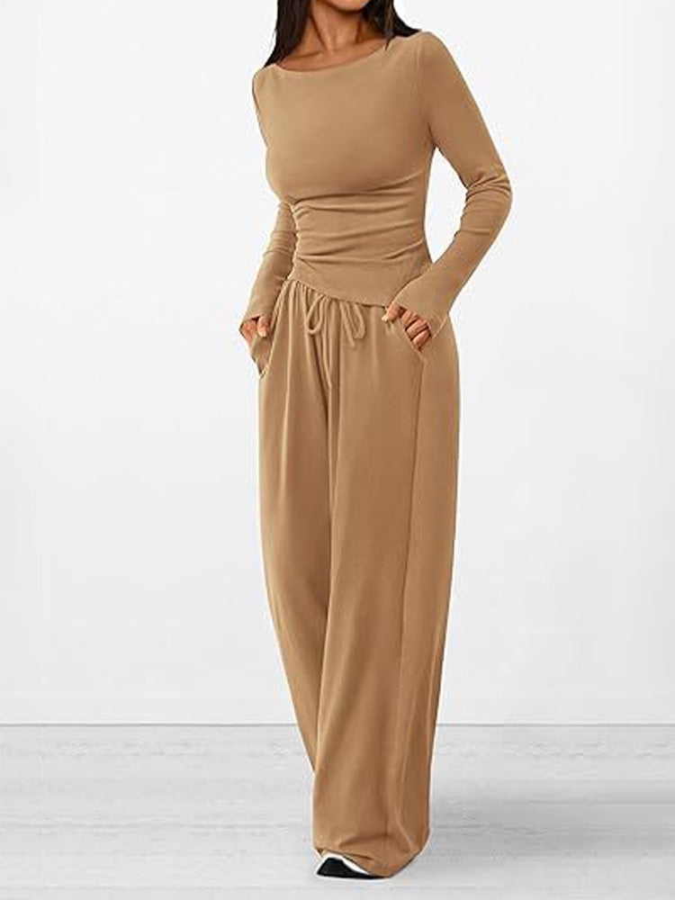 Lainey | Casual slim fit tweedelige set