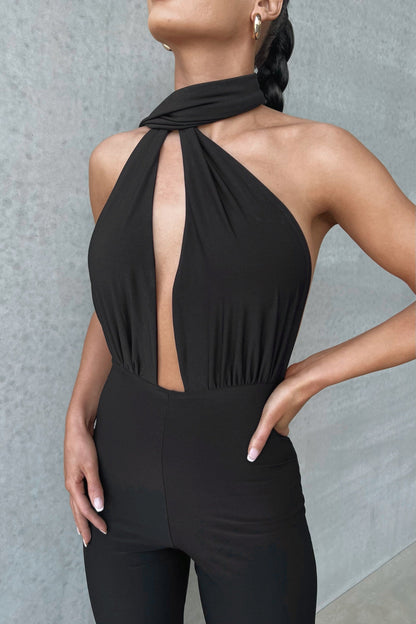 Multibroek Jumpsuit In Zwart