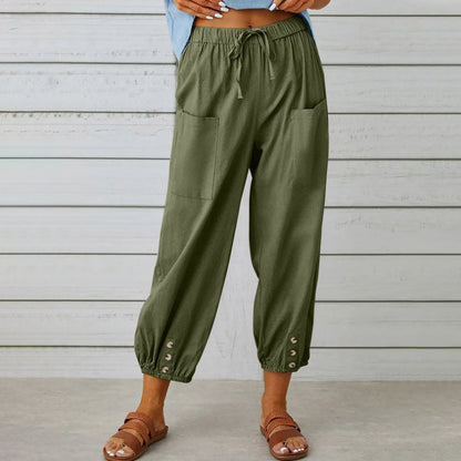 Emily - Stijlvolle Wijde Broek voor Vrouwen