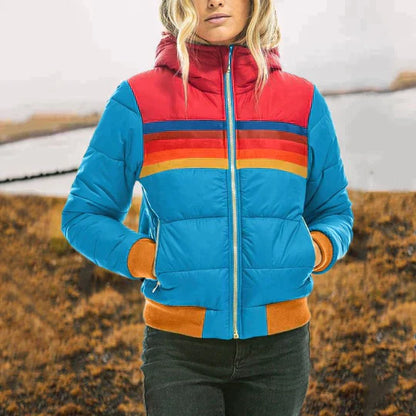 Riva Lefèvre™ | Regenboog Thermische Jas voor Dames