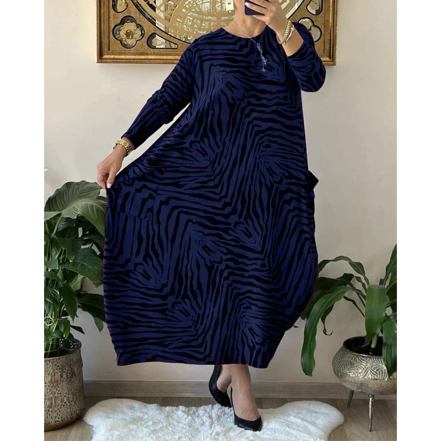 Losse Modejurk met Print en Zakken