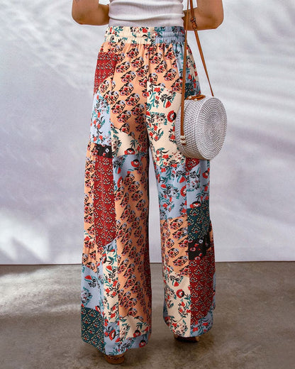 Honey - Stijlvolle Broek met Boho Patroon voor Vrouwen