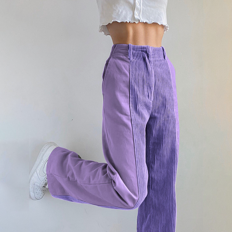 Thea - Stijlvolle Corduroy Broek voor Vrouwen