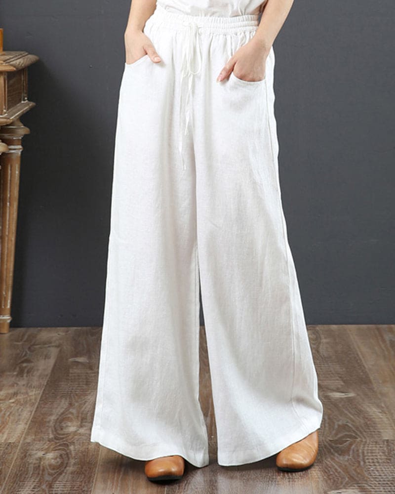 Eve - Comfortabele Broek in Effen Kleur voor Vrouwen