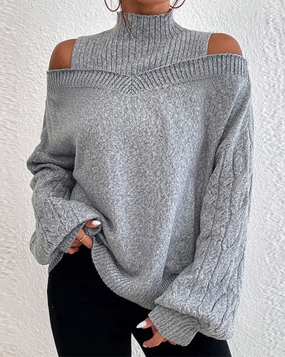Fleur | Casual trui van los breisel