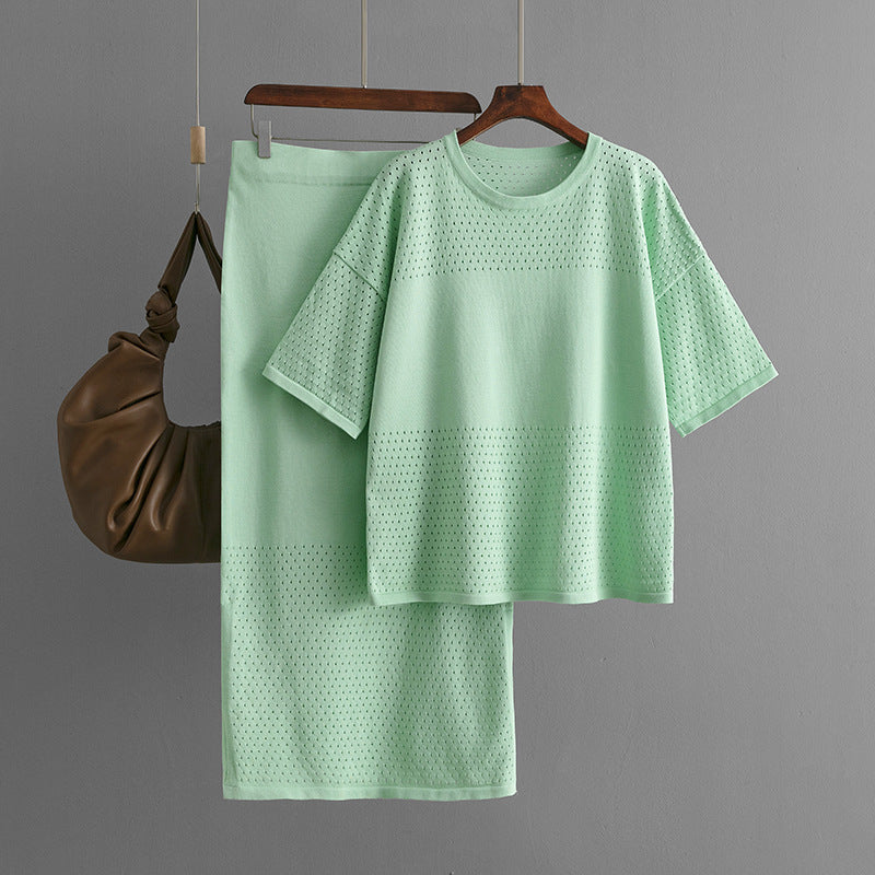 Natascha | Casual holle top & rok set