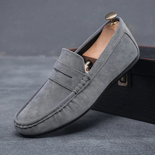 Finn - Stijlvolle Suède Loafers voor Heren