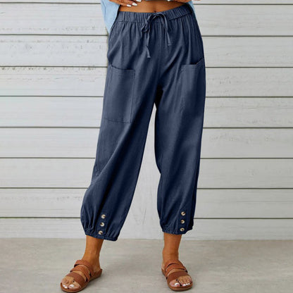 Emily - Stijlvolle Wijde Broek voor Vrouwen