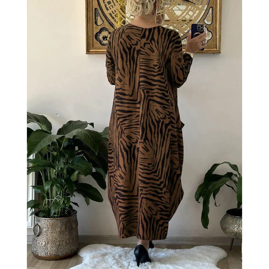 Losse Modejurk met Print en Zakken