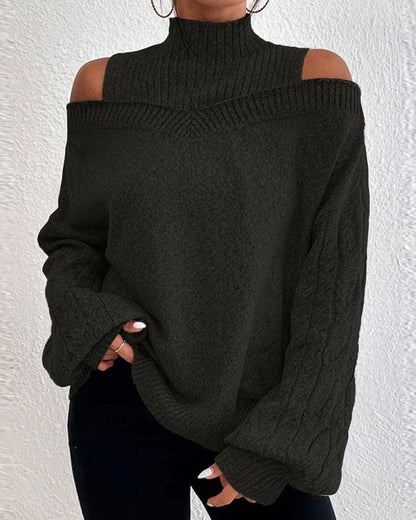 Fleur | Casual trui van los breisel