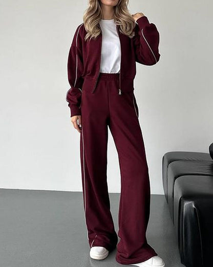 Kanya | Sportieve Ritsjack & Broek Tweedelige Set