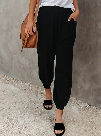 Lana - Lange Broek met Hoge Taille