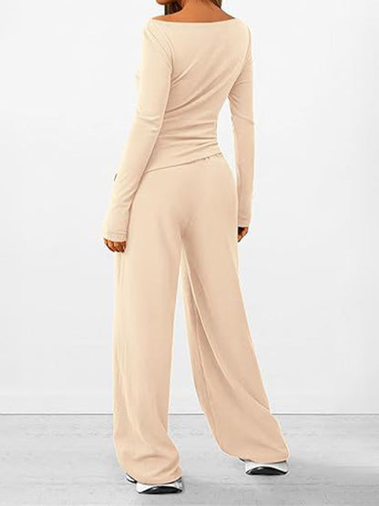 Lainey | Casual slim fit tweedelige set