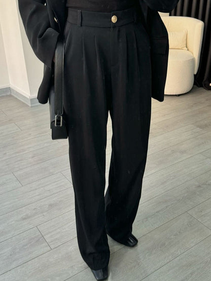 Anara | Elegante oversized blazer & broek voor op kantoor - stijlvol zakelijk kostuum