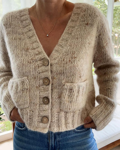 Yentl | Vest met V-hals en knoopsluiting