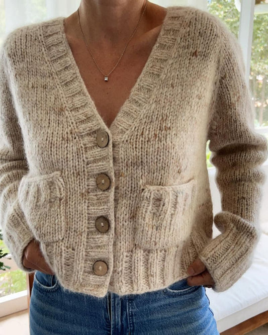 Yentl | Vest met V-hals en knoopsluiting