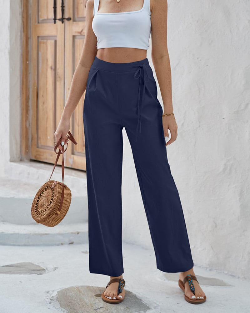 Kristine - Stijlvolle Hoge Taille Broek voor Vrouwen