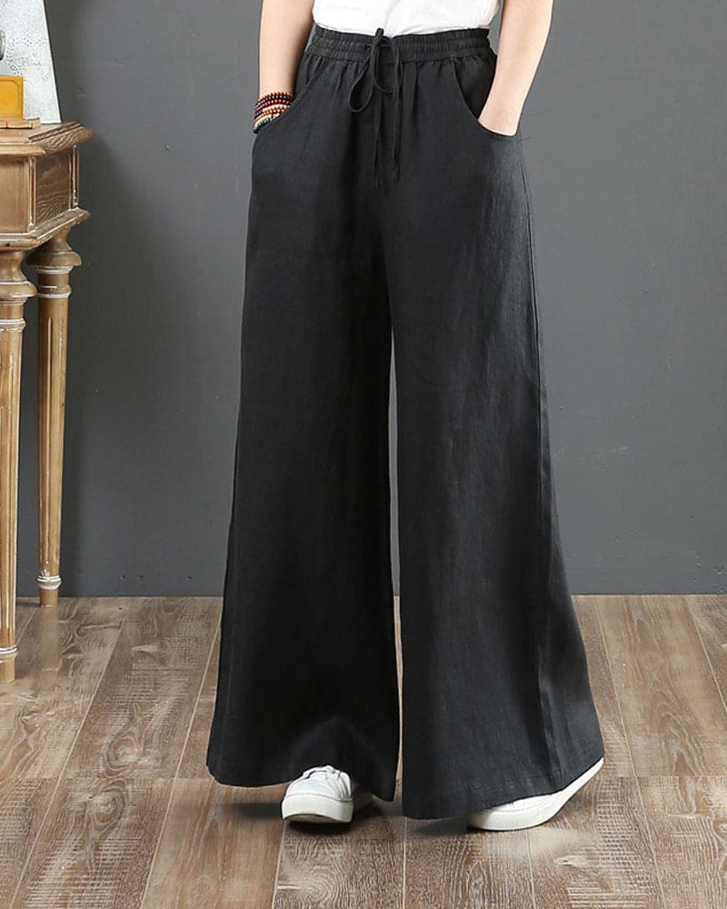 Eve - Comfortabele Broek in Effen Kleur voor Vrouwen