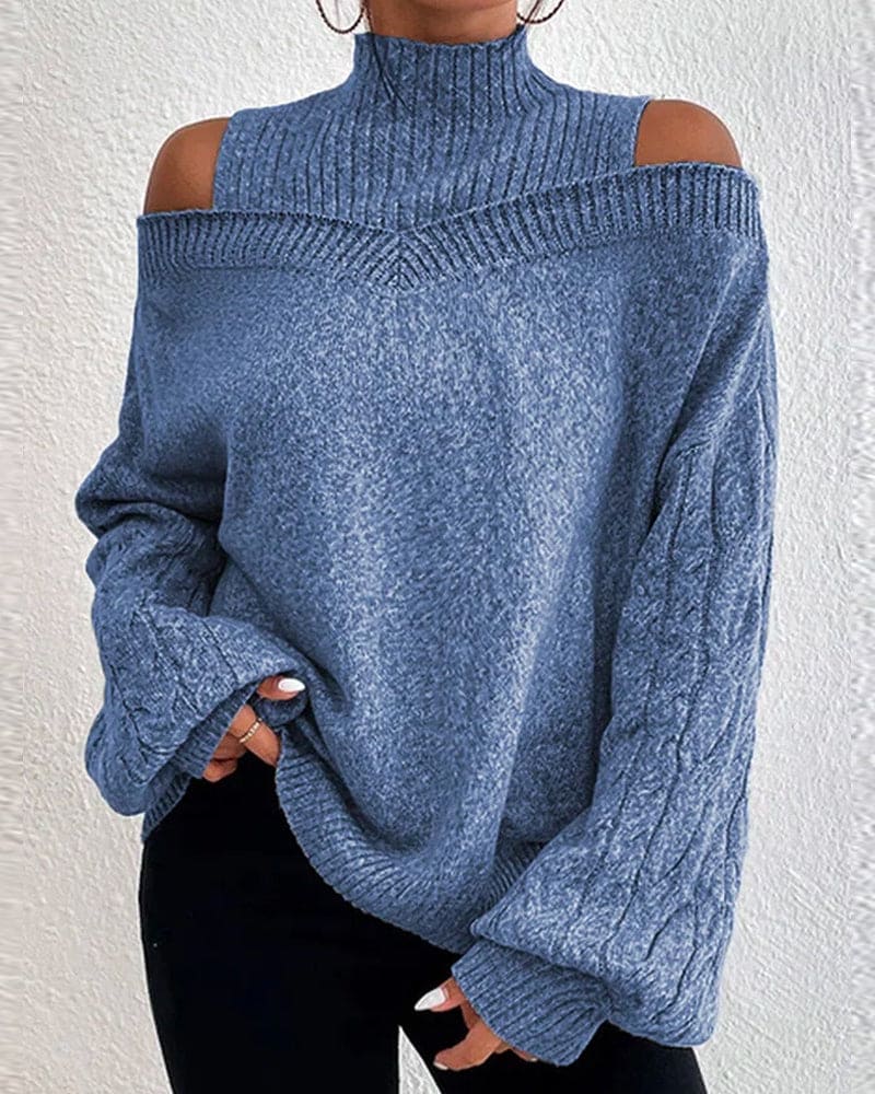 Fleur | Casual trui van los breisel