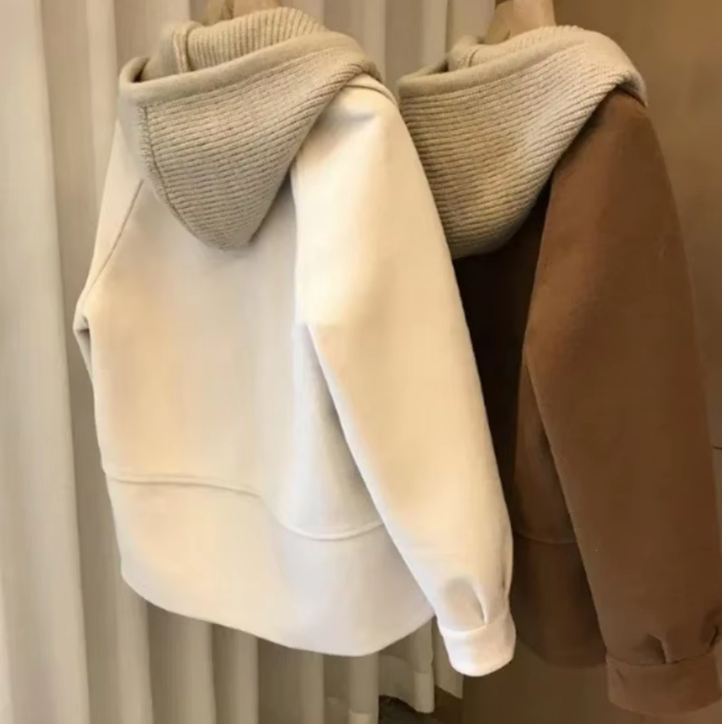 Noa – Warme dikke jas met capuchon voor herfst en winter