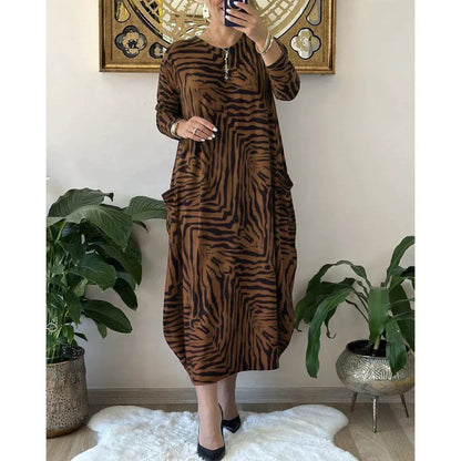 Losse Modejurk met Print en Zakken