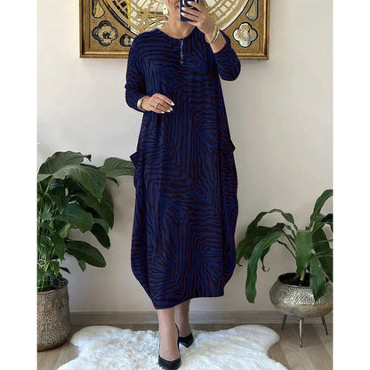 Losse Modejurk met Print en Zakken