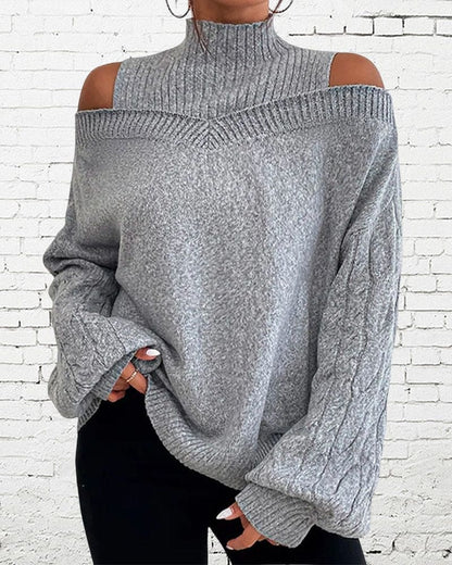 Fleur | Casual trui van los breisel