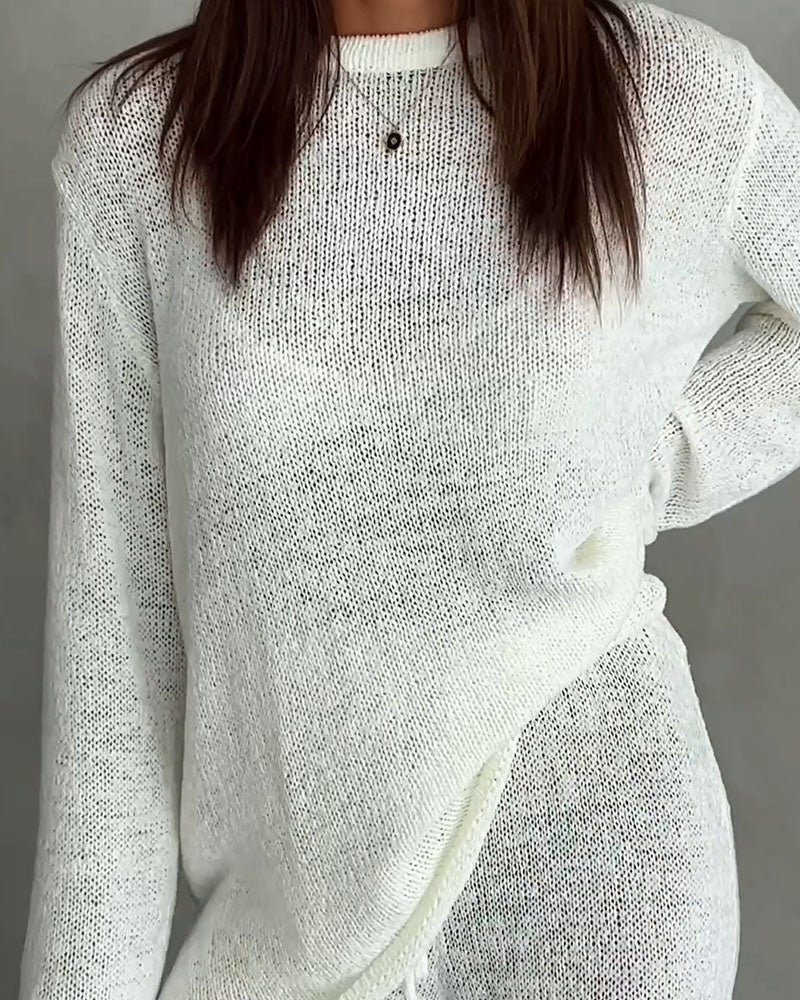 Kenna | Knitted casual two-piece set