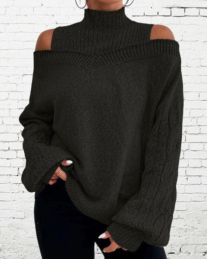 Fleur | Casual trui van los breisel