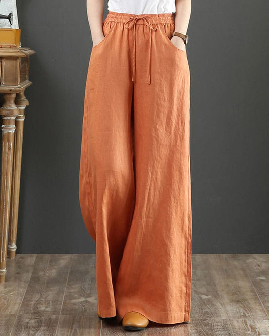 Eve - Comfortabele Broek in Effen Kleur voor Vrouwen