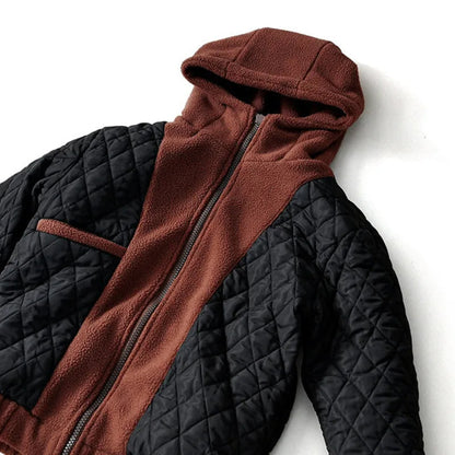 Marvin | Klassieke hoodie van pluizig fleece met rits
