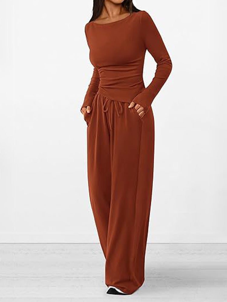 Lainey | Casual slim fit tweedelige set