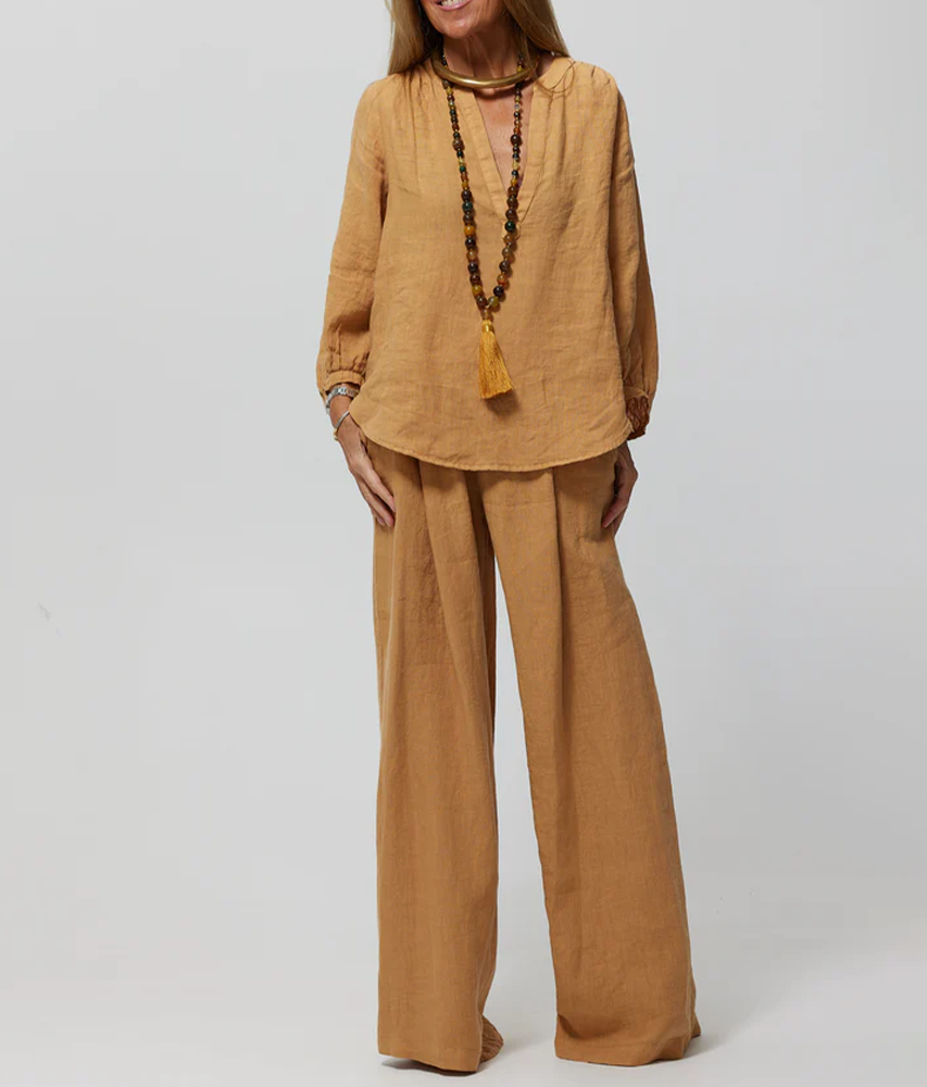 Hope | Casual linnen tweedelige set