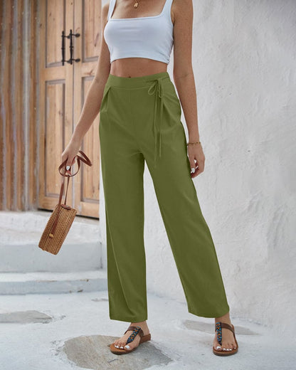 Kristine - Stijlvolle Hoge Taille Broek voor Vrouwen