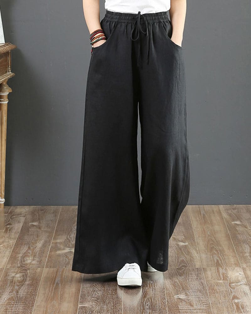 Eve - Comfortabele Broek in Effen Kleur voor Vrouwen