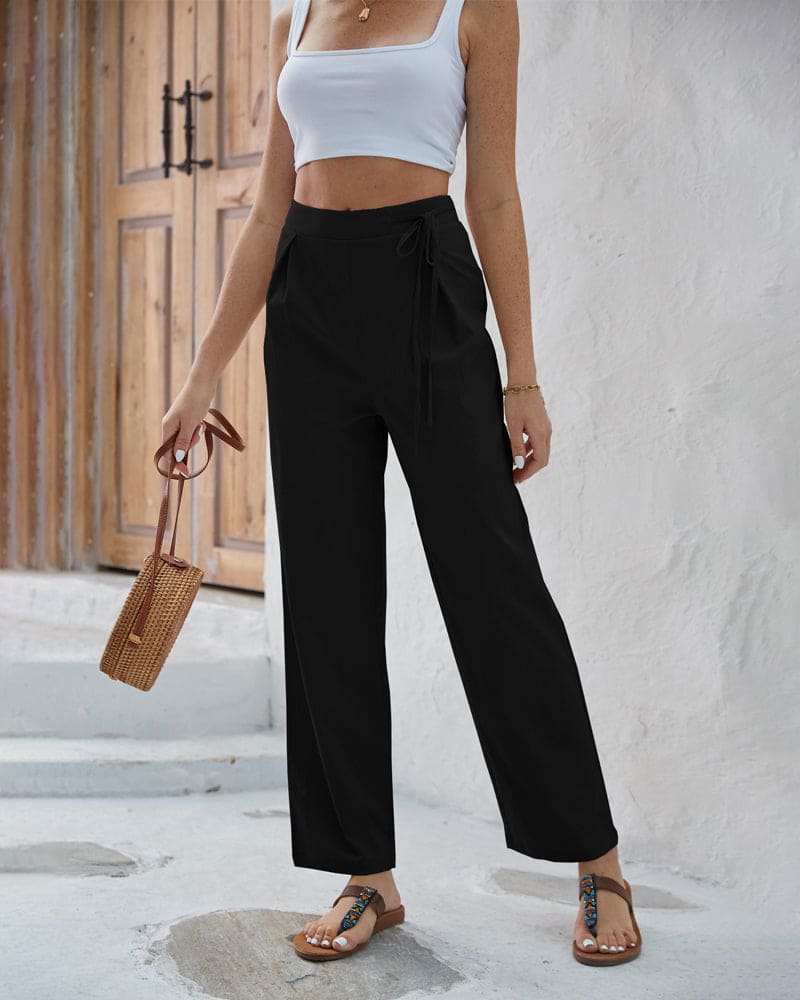 Kristine - Stijlvolle Hoge Taille Broek voor Vrouwen