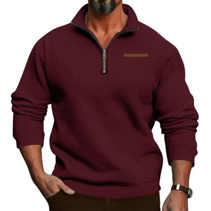 Fabio™ | Herentrui Halflange Rits - Casual Comfort