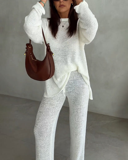 Kenna | Knitted casual two-piece set